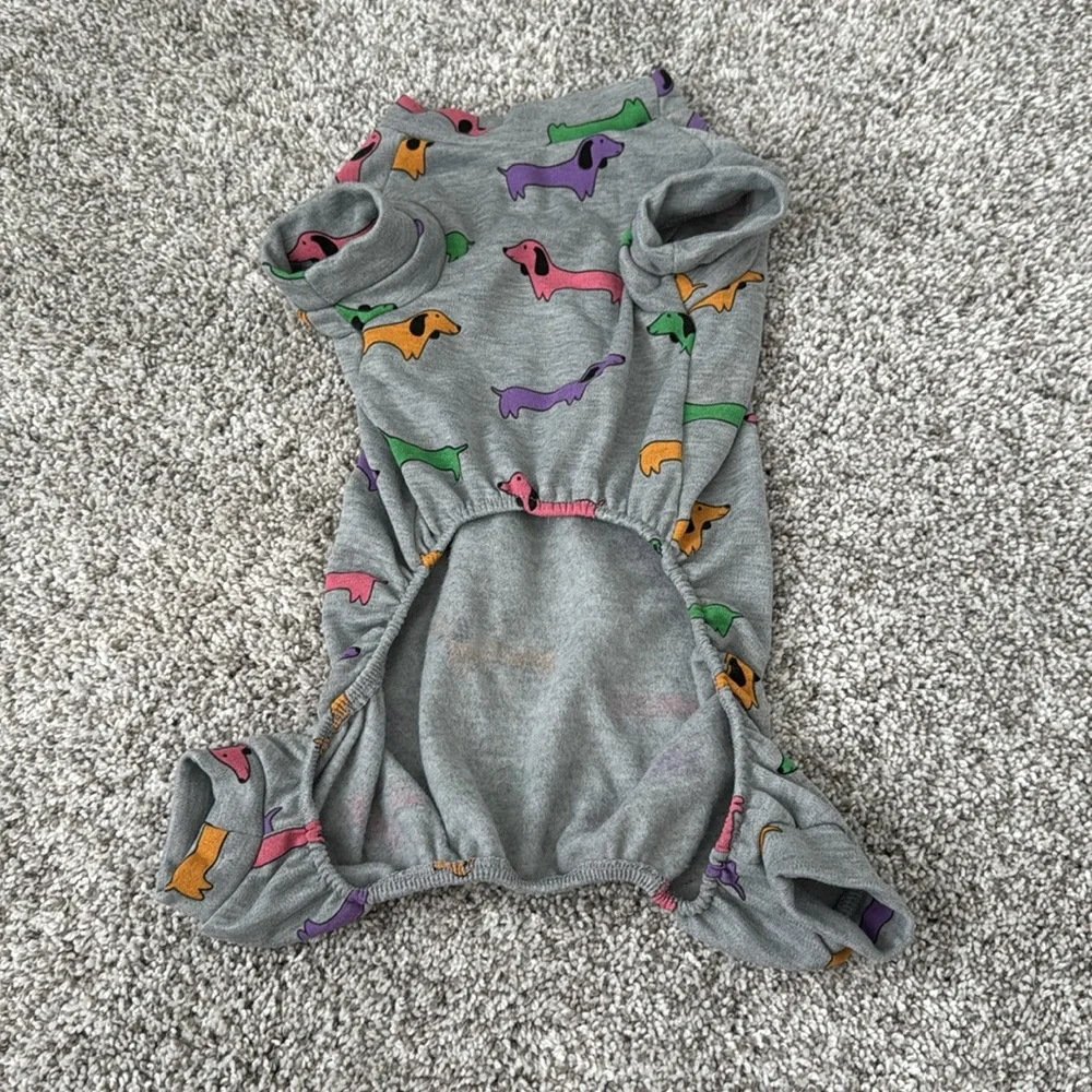 Grey Dachshund Onesie